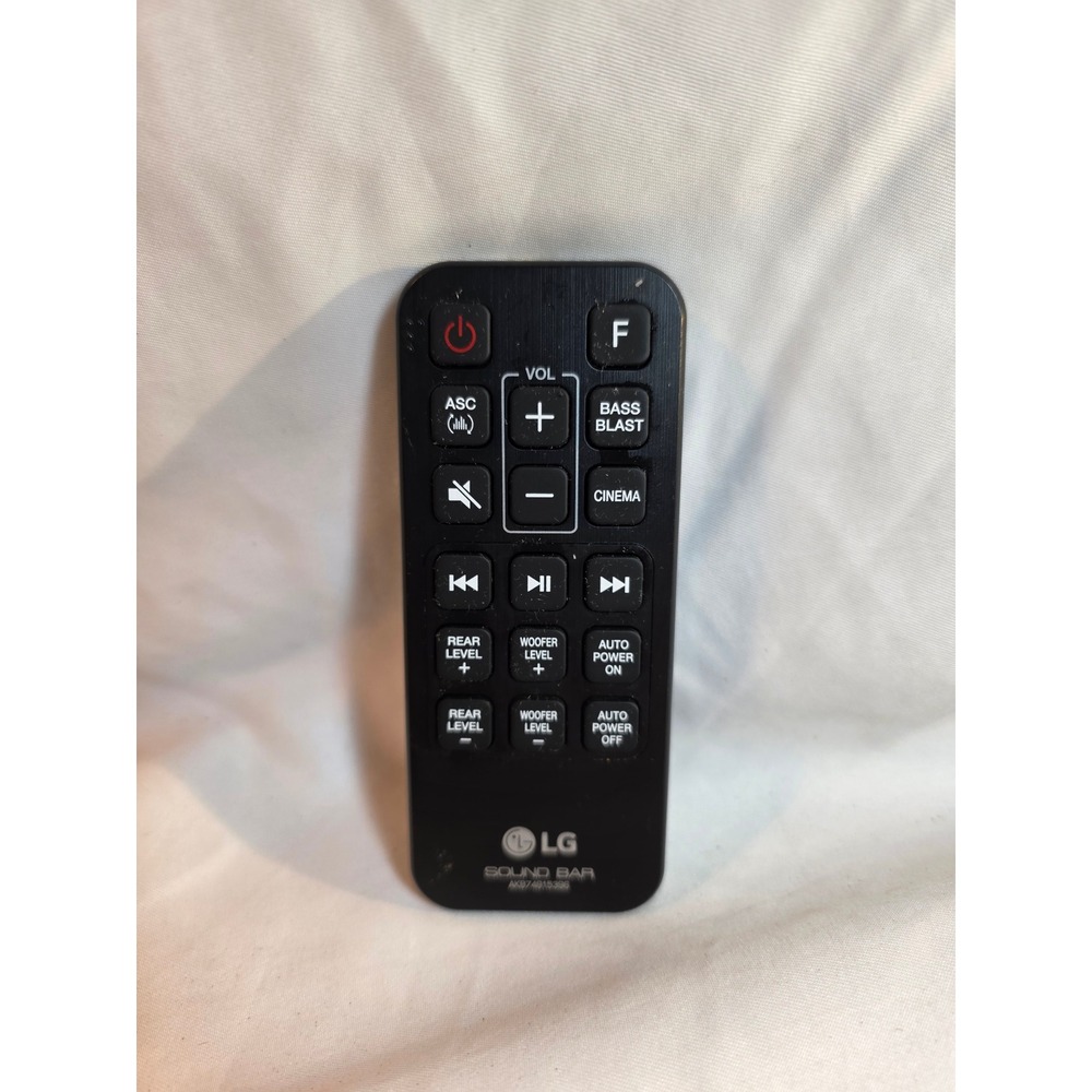 LG Sound Bar Remote Control AKB74815396 OEM Black Replacement